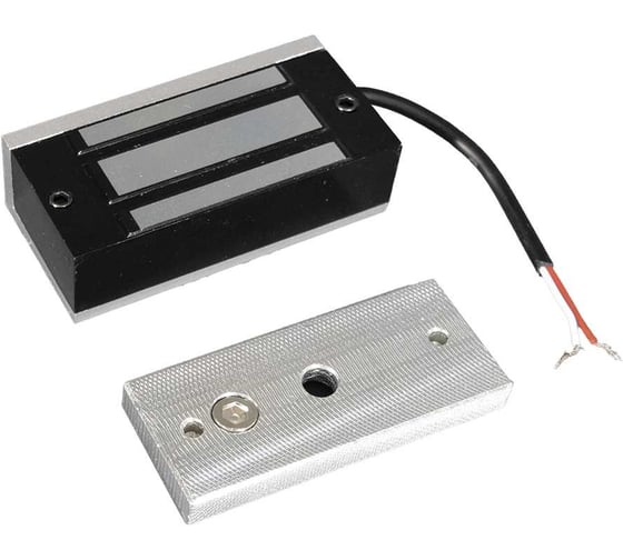 Замок электромагнитный Tantos TS-ML060 усилие удержания 60кг, питание 12В/250мА, 80x34x24мм 00-00338901 1