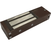 Замок электромагнитный Tantos TS-ML300-RU2 коричневый, с отсеком для установки контроллера, 300 кг, 12В/330мА пост.тока, встроенная цепь размагничивания, крепежный уголок 00-00245670