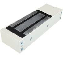 Замок электромагнитный Tantos TS-ML300-RU2 белый, с отсеком для установки контроллера, 300 кг, 12В/330мА пост.тока, встроенная цепь размагничивания, крепежный уголок- 00-00245669