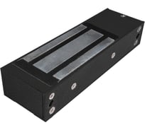 Замок электромагнитный Tantos TS-ML300-RU1 черный, 300 кг, 12В/330мА пост.тока, встроенная цепь размагничивания, крепежный уголок 00-00293423