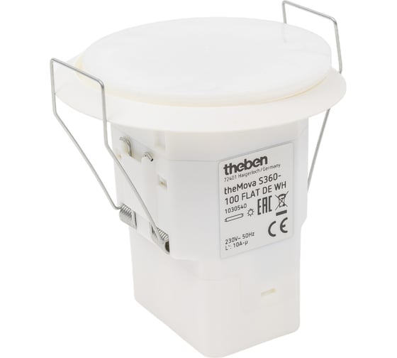 Датчик движения Theben theMova S360-100 FLAT DE WH 1030540