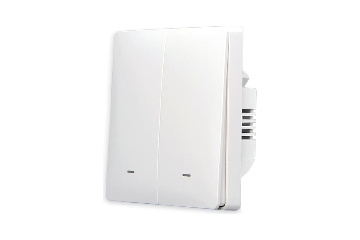 Двойной умный выключатель SmartNRG Switch Double белый Elari 202005