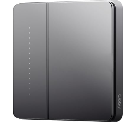 Умный настенный выключатель AQARA Z1 Pro, 1 клавиша, цвет: серый, модель ZNQBKG42LM_gr