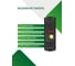 Комплект Novihome SIMPLE 4C KIT v.4551 состоящий из аналогового видеодомофона и вызывной панели 4451 14