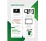 Комплект Novihome SIMPLE 4C KIT v.4551 состоящий из аналогового видеодомофона и вызывной панели 4451 15