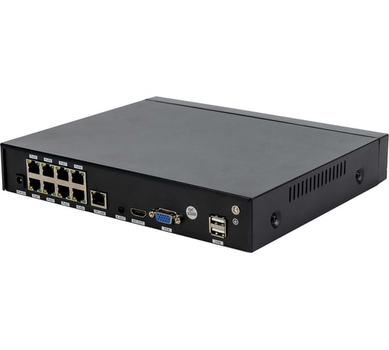 Видеорегистратор IP Novihome 8-канальный с поддержкой PoE производитель серия NH-RIP85MPE версия M9611 1