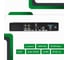 AHD комплект видеорегистратора и 4х видеокамер Novihome POLLUX 4-2 v, 1080P, запись 4 канала 1080N, объектив фиксированный 3.6мм 4524 4