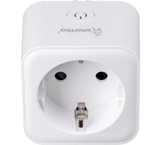 Умная розетка Smartbuy с Wi-Fi, Яндекс Алисой с контролем энерогопотребления, белая SBE-16-A11WFw-Z 1