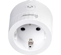 Умная розетка Smartbuy с Wi-Fi, Яндекс Алисой с контролем энерогопотребления, белая SBE-16-A12WFw-Z