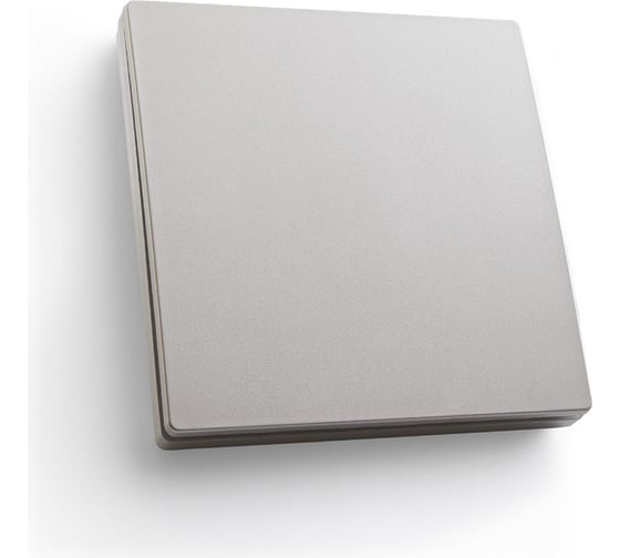 Одноклавишный беспроводной выключатель-кнопка FERON TM81 230V, 500W, серебро 41719 1