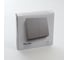 Двухклавишный беспроводной выключатель-кнопка FERON TM82 230V, 500W, серебро 41720 9