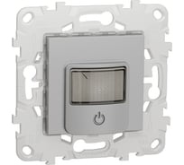 Датчик движения с выключателем Systeme Electric Unica New Алюминий 10А NU552530