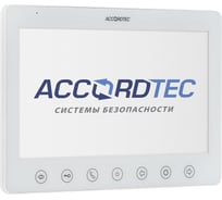 Видеодомофон ACCORDTEC AT-VD100C/SD WH AT-07062