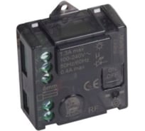 Умный микромодуль реле для управления освещением и другими нагрузками Legrand with NETATMO. 300 Вт 240В, с нейтралью. Цвет Черный, Коллекция умных устройств ЭУИ 064888