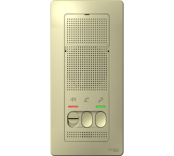 Домофон Systeme Electric Blanca открытой установки Бежевый настенный монтаж, 4,5В BLNDA000017 1