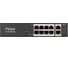 PoE коммутатор PV-link PV-POE08F2WD, 8xPoE, 2xUplink, 250 м, Watchdog, для систем видеонаблюдения, IP-камер, Wi-Fi точек доступа 2123 2