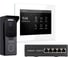 Комплект IP-видеодомофона Novicam IMPULSE 7 IP KIT WHITE. Сенсорный видеодомофон, вызывная панель со считывателем, PoE-коммутатор. Поддержка SIP. Приложение Smart Life 4645 3