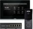 Комплект IP-видеодомофона Novicam IMPULSE 7 IP KIT BLACK. Сенсорный видеодомофон, вызывная панель со считывателем, PoE-коммутатор. Поддержка SIP. Приложение Smart Life 4646 1