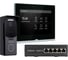 Комплект IP-видеодомофона Novicam IMPULSE 7 IP KIT BLACK. Сенсорный видеодомофон, вызывная панель со считывателем, PoE-коммутатор. Поддержка SIP. Приложение Smart Life 4646 3