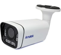 Цилиндрическая IP видеокамера Amatek 4 Мп AC-IS404VMSX (2.7-13.5) Mic+SD+DL 7001012