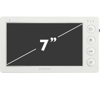 Монитор видеодомофона SkyBeam 7, с мех кнопками, белый 94705MWH
