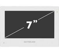 Монитор видеодомофона SkyBeam с сенсорным экраном и WI FI, 7, белый 95703HPWH