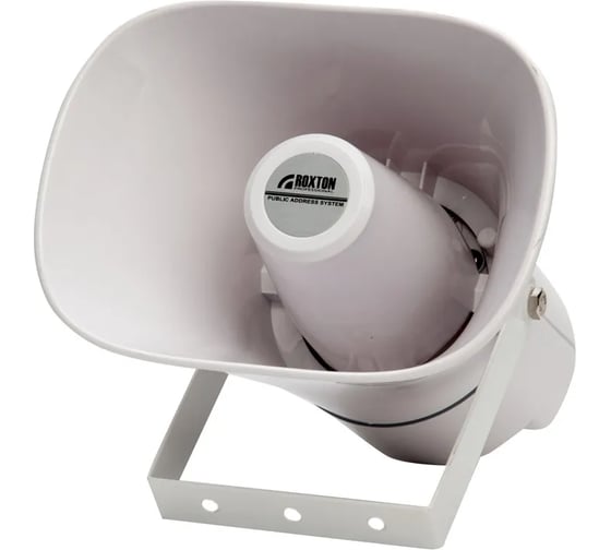 Громкоговоритель рупорный Roxton HP-01T 10/5Вт/100В; 400Гц...6.3кГц; 102 дБ; 0.9кг; пластик, IP66 00-00035799 1