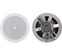 Потолочный громкоговоритель Roxton PA-03T 3/1,5Вт/100 В; 80...20000 Гц; D186х65 мм; 88 дБ; 0,5 кг; бел. пласт. 00-00029429