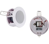 Потолочный громкоговоритель Roxton PA-610T 100В, 6/3 Вт, Ø103х83 мм; 88 дБ, широкополосный 00-00006040