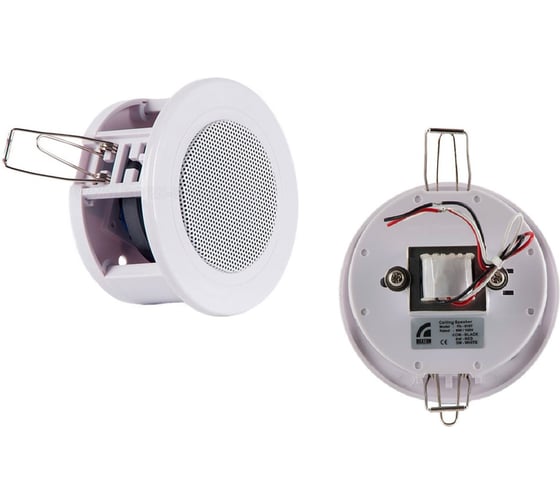 Потолочный громкоговоритель Roxton PA-610T 100В, 6/3 Вт, Ø103х83 мм; 88 дБ, широкополосный 00-00006040 1