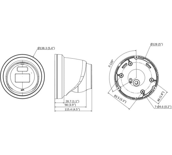 IP камера Hikvision DS-2CD2327G2-LU(C) 4 mm АВ5063314