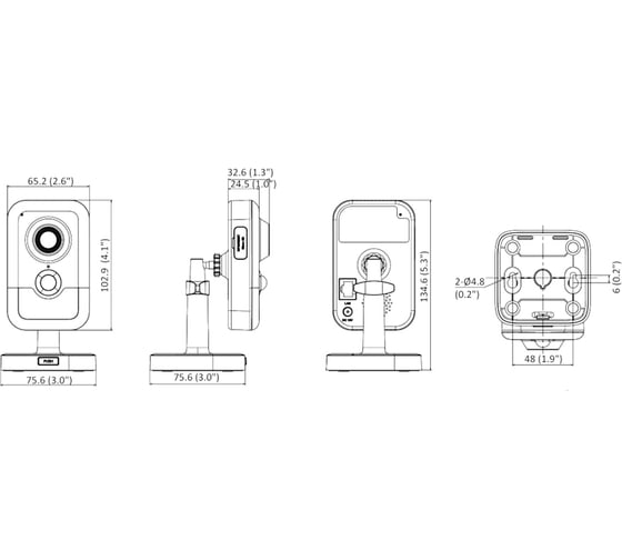IP камера Hikvision DS-2CD2463G2-I 4mm УТ-00042052