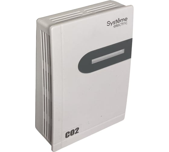 Датчик CO₂ комнатный Systeme Electric SystemeBMSSens, 4…20 мА(3-пров)/0…10 В ~18…30 В/=18…30 В SRCDC 1