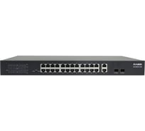 26-портовый коммутатор Amatek AN-S26P24-250 v2 100/1000 Мбит/с с HiPoE/PoE+ 7000622