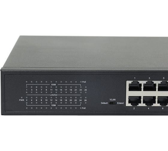 Коммутатор Amatek AN-S26P24-400 v2 с HiPoE/PoE+ 7000623