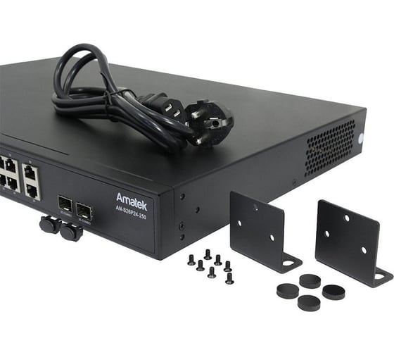 Коммутатор Amatek AN-S26P24-400 v2 с HiPoE/PoE+ 7000623