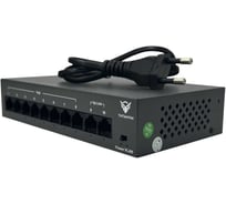 Коммутатор неуправляемый ТИТАНУМ HF082G-03, 8 RJ45 100 Мбит/с PoE + 2 Uplink 1000 Мбит/с (96 Вт), ЭТ-00000012