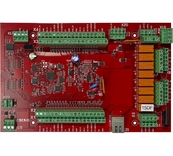 Контроллер СКУД Systeme Electric 8дв 8Wiegand OSDP 32UIO 16DO Ethernet RS-485, б/корп ⎓12…14,5В AC-C8 1