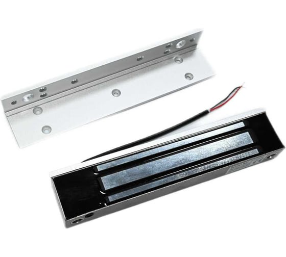 Замок электромагнитный Титанум TM-EMLF-280WA IP65, в комплекте прямая планка и L-образное крепление ЭТ000002335