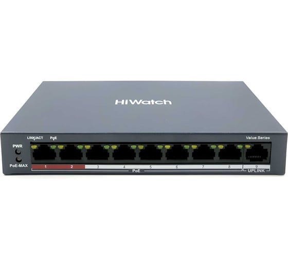 Коммутатор HIWATCH DS-S1008GP