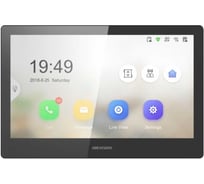 IP-видеодомофон Hikvision DS-KH8520-WTE1 (черный)