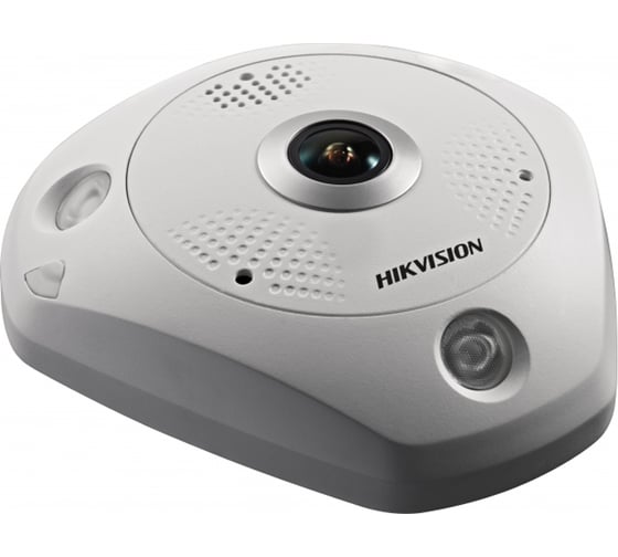 IP-камера Hikvision DS-2CD63C5G0E-IS(2mm)(B) 12Мп fisheye с ИК-подсветкой до 15м 30361