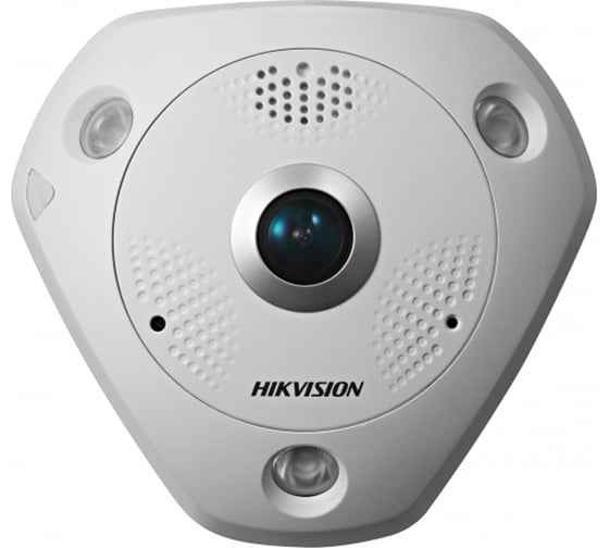 IP-камера Hikvision DS-2CD63C5G0E-IS(2mm)(B) 12Мп fisheye с ИК-подсветкой до 15м 30361