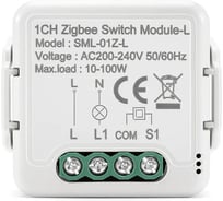 Умный выключатель SmartButler 1 канал (Zigbee, 230В, 0,5A, без нейтрали) SB020300
