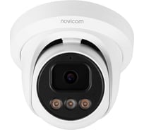 Камера видеонаблюдения IP купольная Novicam LUX 52MX 1/2.7 CMOS, 5 Мп 25 к/с, 2.8 мм, ИК 40 м, PoE уличная всепогодная v. 1045V