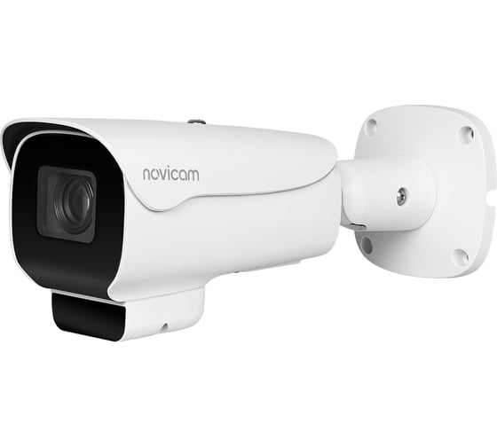 Камера видеонаблюдения IP цилиндрическая Novicam ULTRA 58MV 1/2.8 STARVIS CMOS, 5 Мп 25 к/с, моторизованный 2.7-13.5 мм, ИК 60 м, PoE уличная всепогодная v. 1012V