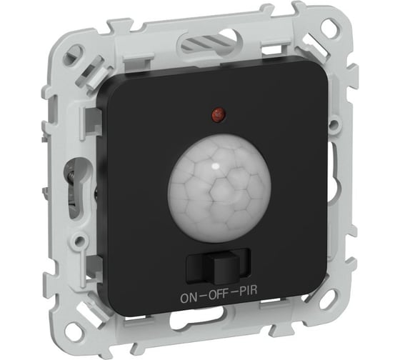 Датчик движения IEK FLITE с N 400Вт ДД-3-ФлЧ черный FI-MS21-N-110-07-N-K02