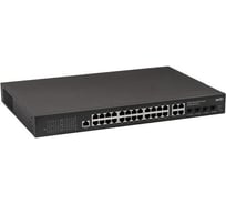 Коммутатор SKAT PoE-M-24G-4G-4S управляемый L2+ PoE Plus, 400Вт, порты: 24-Ethernet, 4-Uplink, 4-SFP 4092