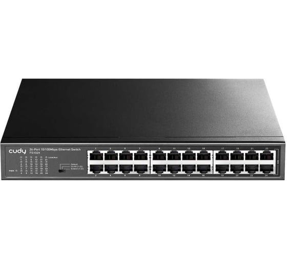 Коммутатор Cudy FS1024 в металлическом корпусе с 24 портами 10/100 Мбит/с 10000152543