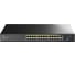 Коммутатор Cudy FS1026PS1 с 24 портами 10/100 Мбит/с, 2 гигабитными портами, портом SFP и поддержкой PoE+ (300 Вт) 10000151976 1